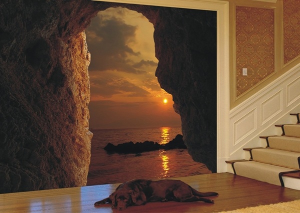 Fotomural SUNSET ON ROCKS FT-0328