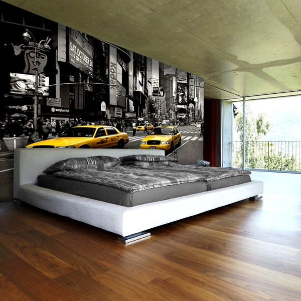 Fotomural YELLOW CARS AT TIMES SQUARE 97286