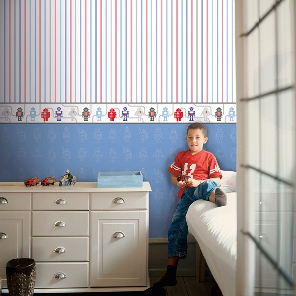 Papel de parede quarto menino