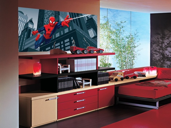 FTDH-0631 Spider Man On City At Night