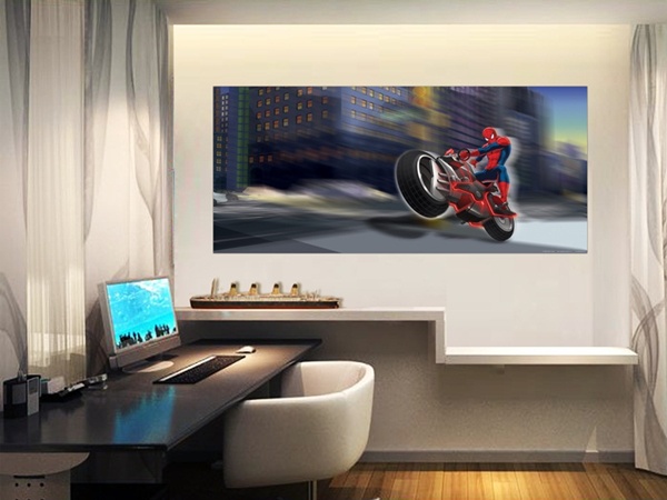 FTDH-0634 Spider Man On Bike