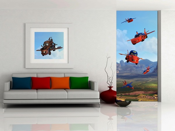 FTDV-1804 Cars Fly over the city