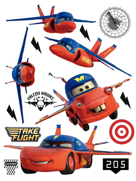 Sticker Disney Cars Flying DK_1702 Sticker Disney Cars Flying DK_1702