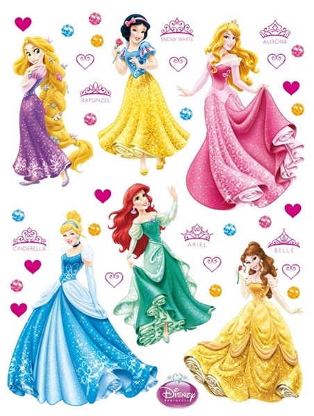Sticker Disney Princess DK_1706 Sticker Disney Princess DK_1706
