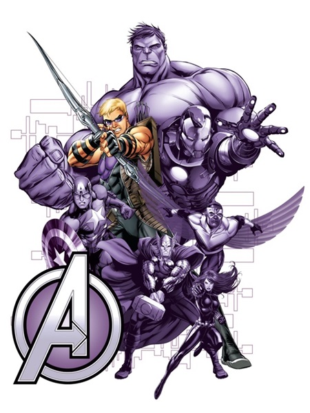 Sticker Marvel Hawkeye Avengers DK_1717
