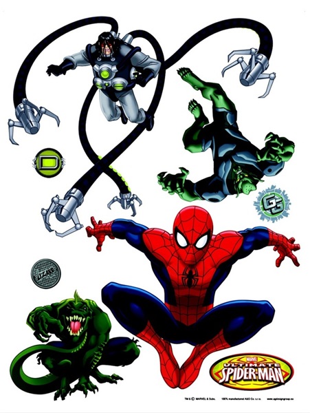 Sticker Marvel Spider against Villains DK_1712