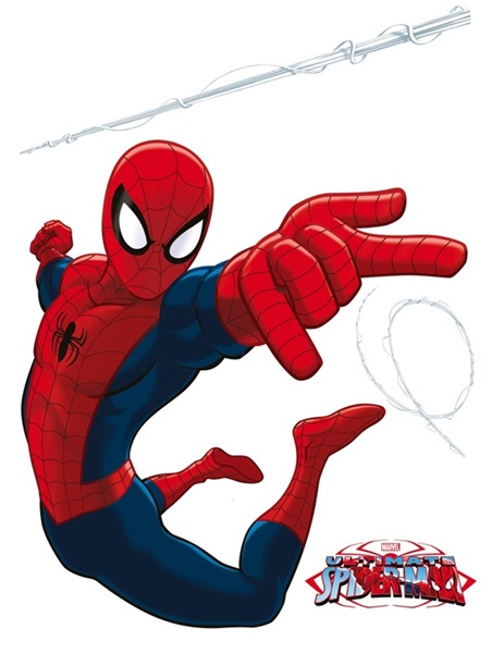 Sticker Marvel Spider Jumping DK_1710