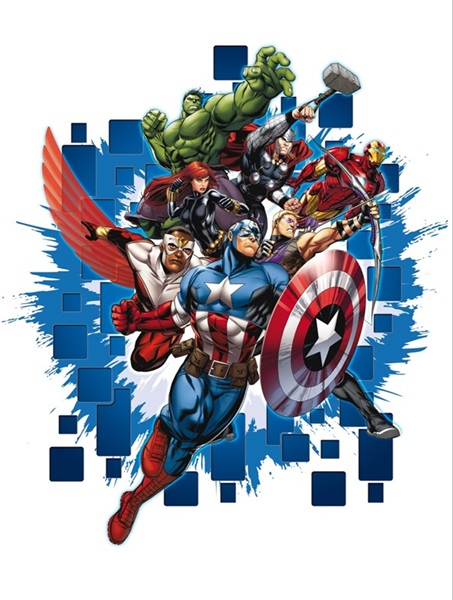 Sticker Marvel The Avengers DK_1715