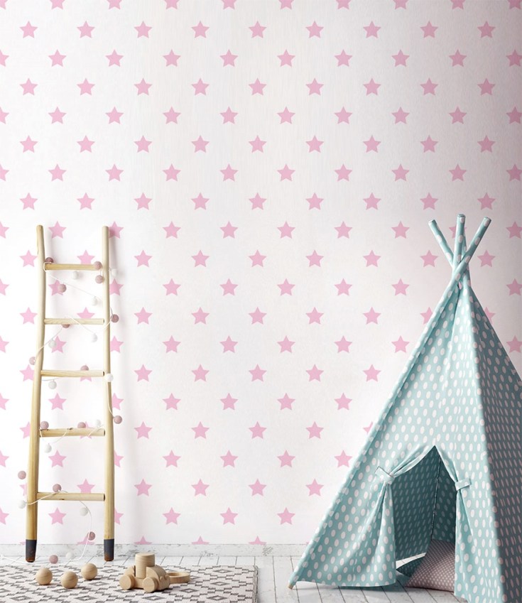 papel_pintado_estrelas_rosa