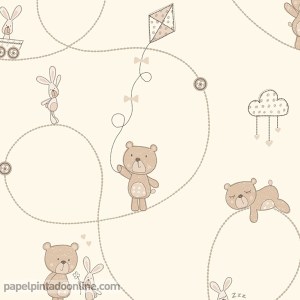 Papel Infantil Carousel Ref - DL21100