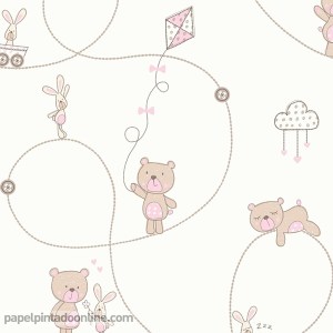 Papel Infantil Carousel Ref - DL21103