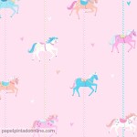 Papel Infantil Carousel Ref - DL21119