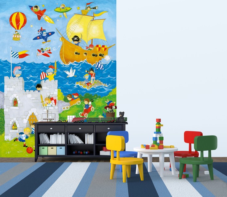 Interior 4-PART MURAL