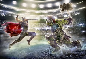 Mural Ref 8-4031 thor and hulk