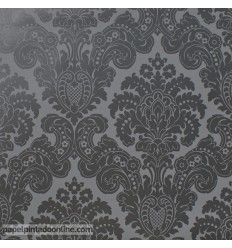 papel-de-parede-damasco-cinzento-escuro-e-preto-brilhante-5288-1