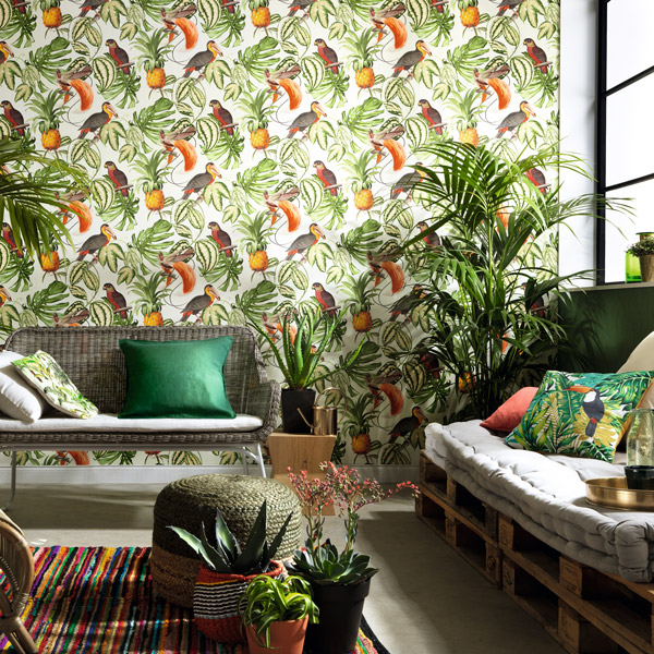 Papel de parede Natureza e áves 6302-7