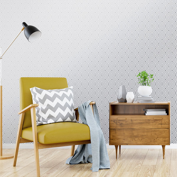 Papel de parede geométrico Ref: 946