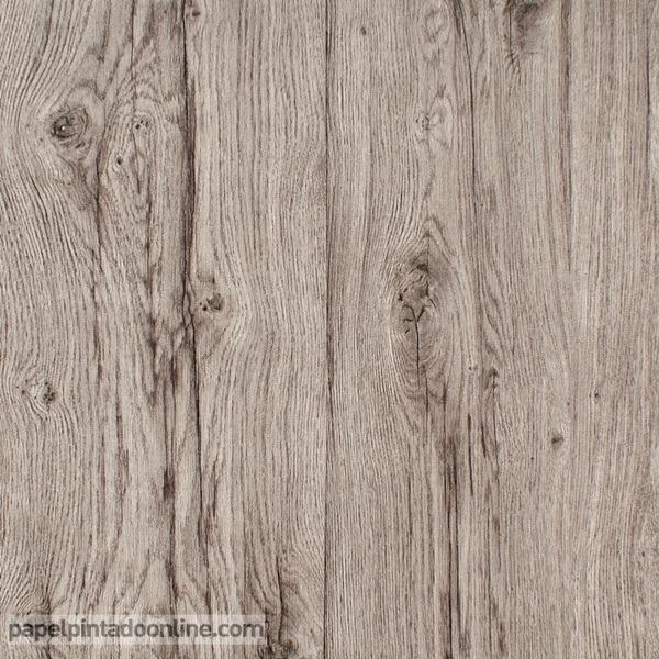 Papel de parede imitação madeira marron