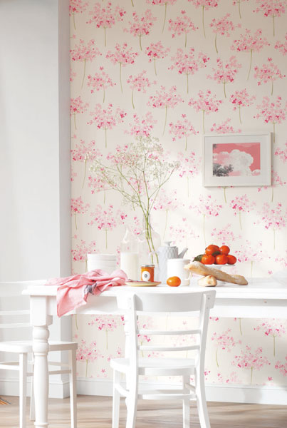Papel de parede coleção florescence Casadeco