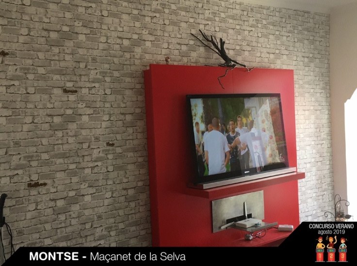 papel de parede imitação tijolo branco