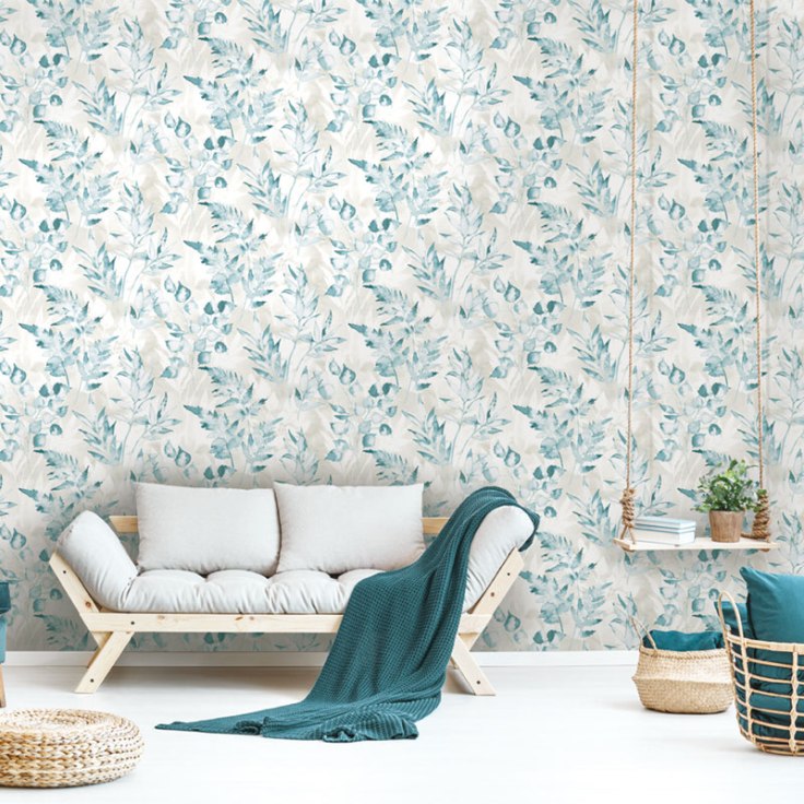 papel de parede glasshouse folhas e folhagens