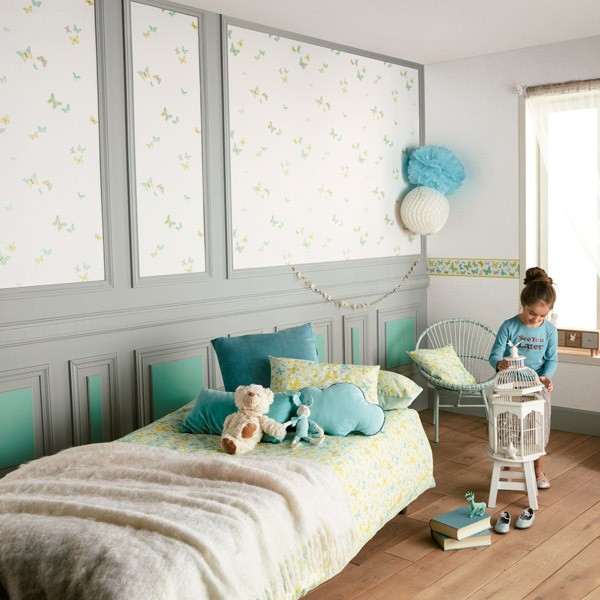 papel de parede pretty lili borboletas