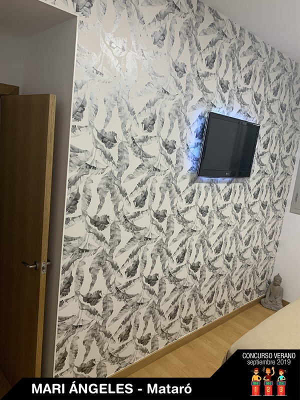 papel de parede folhas tropicais