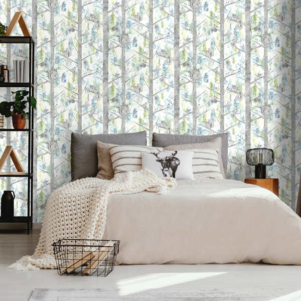 papel de parede de esquilo e floresta