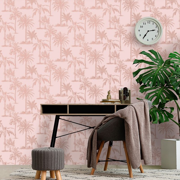 Papel de parede decorativo Natureza palmeiras