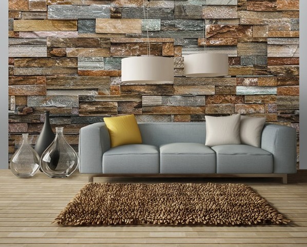 painel imitação pedra cores