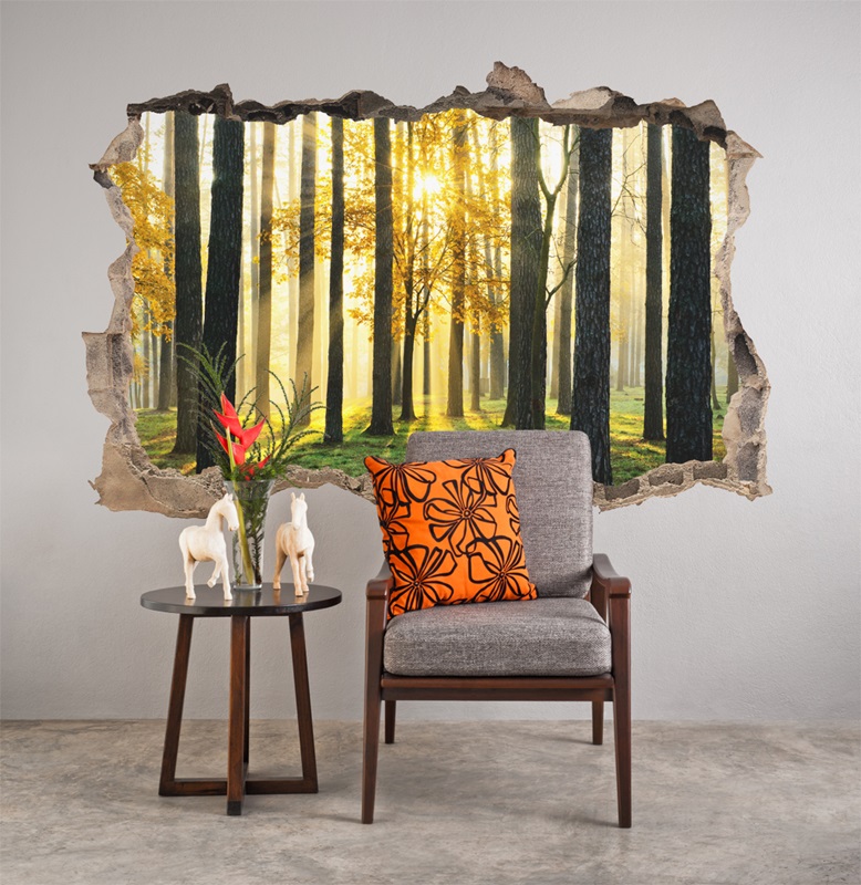 Vinil decorativo efeito 3D