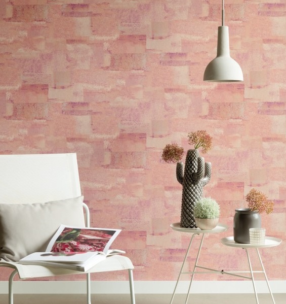 papel de parede imitação cimento