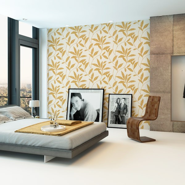 papel de parede folhas secas