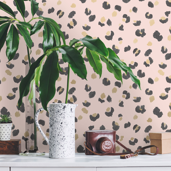 papel decorativo para paredes desenho animal print