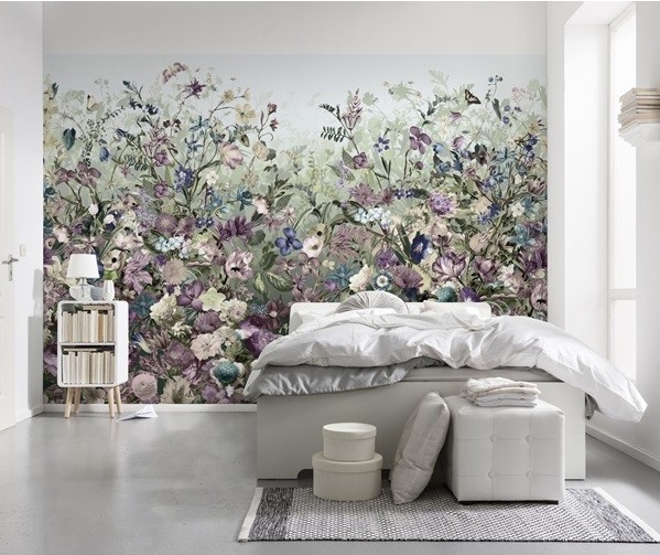 mural decorativo floral para parede 