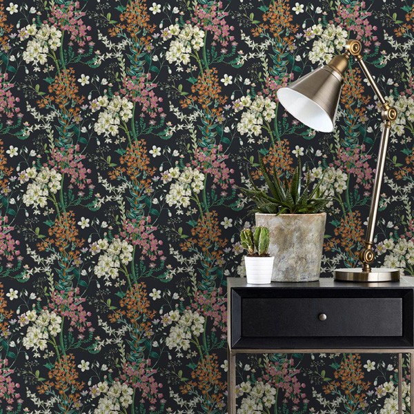 papel de parede floral