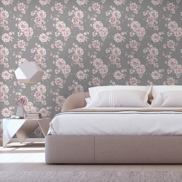 Papel de parede flores