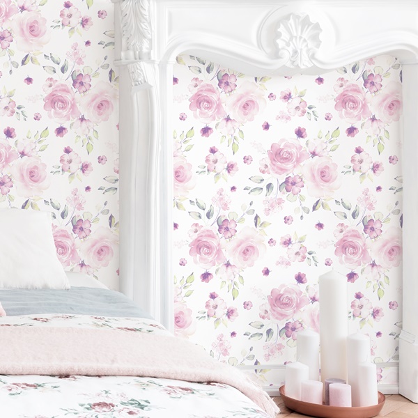 papel de parede rosas