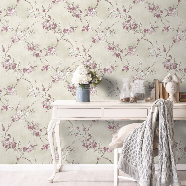 papel de parede flores