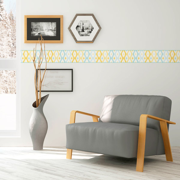 Faixas decorativas para parede: 50% Off – Papel De Parede Online